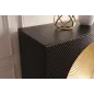 Invicta Komoda AURUM czarna 100 x 120 x 38cm / 49592