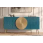 Invicta Komoda AURUM turkusowa 177 x 76 x 38cm / 49521