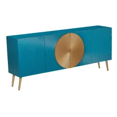 Invicta Komoda AURUM turkusowa 177 x 76 x 38cm / 49521