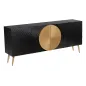 Invicta Komoda AURUM czarna 177 x 76 x 38cm / 49519