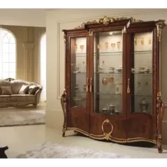 DONATELLO Włoskie Krzesło tapicerowane z podłokietnikiem 56 x 104 x 55cm / Arredoclassic