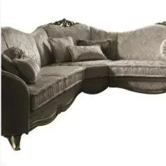 DONATELLO Włoskie Krzesło tapicerowane z podłokietnikiem 56 x 104 x 55cm / Arredoclassic