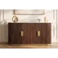 Invicta Komoda GATSBY mango blat marmurowy 140 x 86 x 40cm / 49524