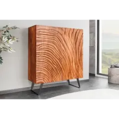 Invicta FLUID Komoda akacja brązowa 3D 100 x 120 x 38cm / 45595
