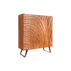 Invicta FLUID Komoda akacja brązowa 3D 100 x 120 x 38cm / 45595