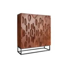 Invicta DUNE Komoda akacja orzechowy brąz 3D 100 x 120 x 38cm / 45598