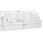 Invicta Sofa HEAVEN 3 osobowa lniana naturalna 210 x 105 x 88cm / 44448