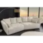 Invicta ROYAL Sofa 4 osobowa szampański beż bouclé 295 x 86 x 145cm / 44336