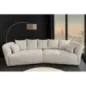 Invicta ROYAL Sofa 4 osobowa szampański beż bouclé 295 x 86 x 145cm / 44336