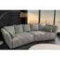 Invicta ROYAL Sofa 4 osobowa szary bouclé 295 x 86 x 145cm / 44542