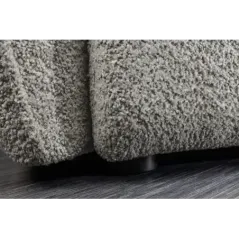 Invicta ROYAL Sofa 4 osobowa szary bouclé 295 x 86 x 145cm / 44542