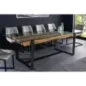 Invicta Stół do jadalni BARRACUDA teak ze szklanym blatem 220cm  / 43342