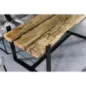 Invicta Stół do jadalni BARRACUDA teak ze szklanym blatem 220cm  / 43342
