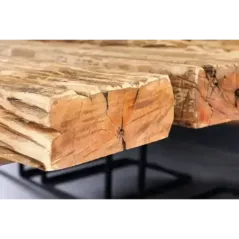 Invicta Stół do jadalni BARRACUDA teak ze szklanym blatem 220cm  / 43342