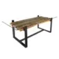 Invicta Stół do jadalni BARRACUDA teak ze szklanym blatem 220cm  / 43342