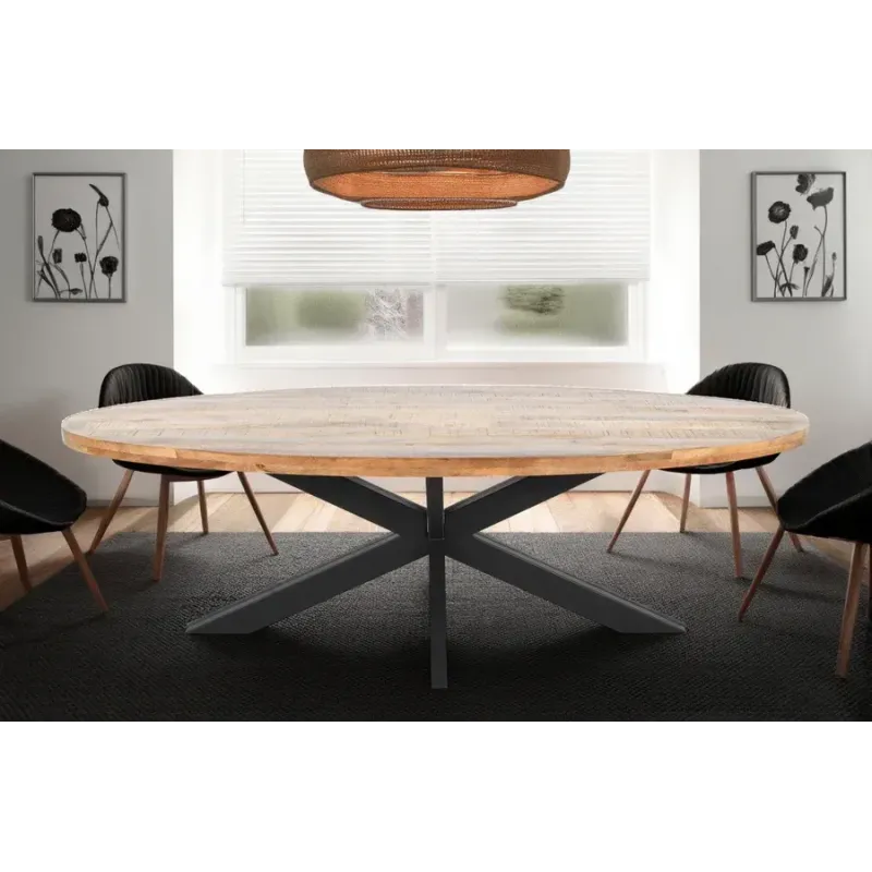 Invicta GALAXIE Oval Stół do jadalni mango 240cm / 45771 Invicta GALAXIE Oval Stół do jadalni mango 240cm / 45771