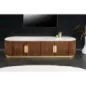 Invicta Szafka RTV GATSBY mango marmur biały 170cm / 45828 Invicta Szafka RTV GATSBY mango marmur biały 170cm / 45828