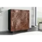 Invicta FLUID Komoda akacja ciemny orzech 3D 100 x 110 x 38cm / 45601 Invicta FLUID Komoda akacja ciemny orzech 3D 100 x 110 x 38cm / 45601