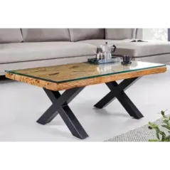 Invicta Stolik kawowy BARRACUDA teak z recyklingu 110cm / 45679