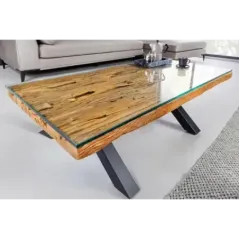 Invicta Stolik kawowy BARRACUDA teak z recyklingu 110cm / 45679