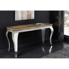 Invicta Konsola Modern Barock BARRACUDA teak 145 x 80 x 45cm / 44364