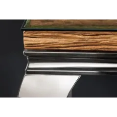 Invicta Stół do jadalni Modern Barock BARRACUDA teak 200 x 80 x 100cm / 44363