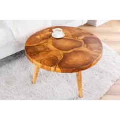 Invicta Stolik kawowy MOSAIK teak Ø 60cm / 44712