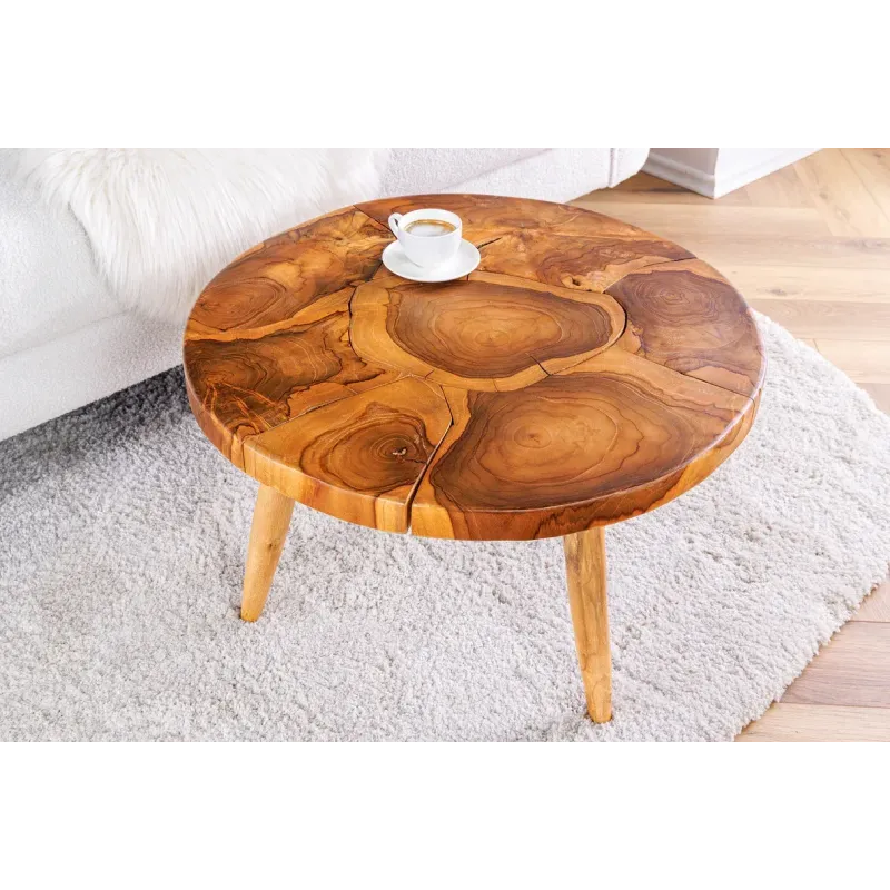 Invicta Stolik kawowy MOSAIK teak Ø 60cm / 44712