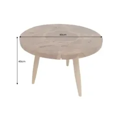 Invicta Stolik kawowy MOSAIK teak Ø 60cm / 44712
