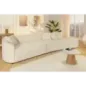 Invicta Sofa ATELIER L 3 osobowa XXL ecru bouclé 340cm / 46548