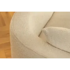 Invicta Sofa ATELIER L 3 osobowa XXL ecru bouclé 340cm / 46548