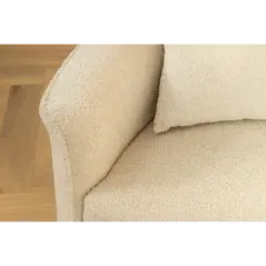 Invicta Sofa ATELIER L 3 osobowa XXL ecru bouclé 340cm / 46548