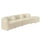 Invicta Sofa ATELIER L 3 osobowa XXL ecru bouclé 340cm / 46548