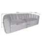 Invicta Sofa tapicerowana BABYLON 3 osobowa beżowy aksamit 200cm / 44511