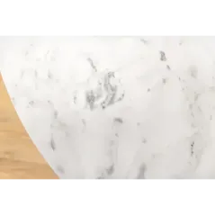 Invicta Stół okrągły ELEGANCIA blat optyka marmuru Ø 130cm / 45898
