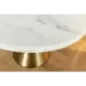 Invicta Stół okrągły ELEGANCIA blat optyka marmuru Ø 130cm / 45898