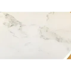 Invicta Stół okrągły ELEGANCIA blat optyka marmuru Ø 130cm / 45898