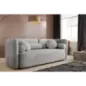 Invicta Sofa tapicerowana ART DECO 3 osobowa szare bouclé 200cm / 44508