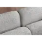 Invicta Sofa tapicerowana ART DECO 3 osobowa szare bouclé 200cm / 44508