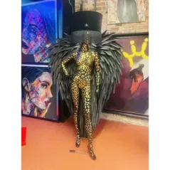 Lampa podłogowa LADY ANGEL PHANTER z abażurem 180cm