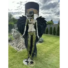 Lampa podłogowa LADY ANGEL PHANTER z abażurem 180cm