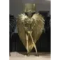Lampa podłogowa LADY GOLD ANGEL z abażurem 180cm