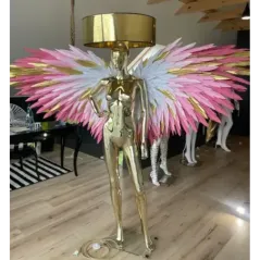 Lampa podłogowa LADY ANGEL GOLD & CRAYON