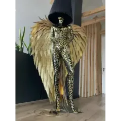 Lampa podłogowa LADY ANGEL PHANTER 2 z abażurem 180cm