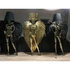 Lampa podłogowa LADY ANGEL PHANTER 2 z abażurem 180cm