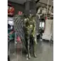 Lampa podłogowa LADY SEXI ANGEL GOLD & BLACK z abażurem 180cm