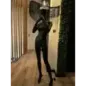 Lampa podłogowa LADY MEXICAN BLACK z abażurem 180cm