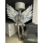 Lampa podłogowa LADY ANGEL SILVER & WHITE 180cm