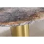 Invicta Stół do jadalni ORGANIC owalny wielokolorowy marmurowy blat 200cm / 46205