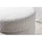 Invicta Pufa VOQUE bouclé kremowo-biała 50cm / 43524